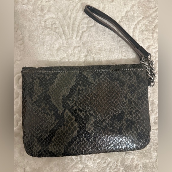 Vera Wang Python Embossed Clutch - Picture 6 of 6